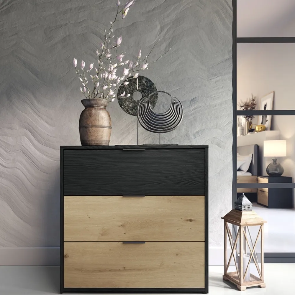 Meble Dla Dzieci|Meble Młodzieżowe>MEBLOSIEK Mała komoda 80 cm do sypialni z szufladami UTOPIA