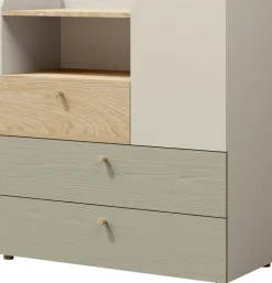 Zestawy Mebli Młodzieżowych|Komody>JUREK Mała komoda do pokoju młodzieżowego z szufladami 90 cm YOKO