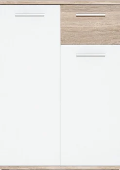Zestawy Mebli Do Przedpokoju|Komody>Meblohand Mała komoda do przedpokoju z szufladą 60 cm JOVITA dąb sonoma