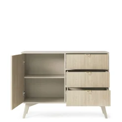 Zestawy Mebli Do Salonu>PIASKI Mała komoda do salonu w stylu boho FLOW