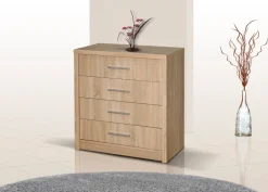 Komody>Stolar Mała komoda z szufladami 80 cm GORDON