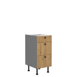 Meble Kuchenne>Lempert Mała szafka kuchenna trzy szuflady 40 cm ALEPPO