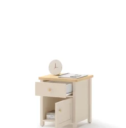 Meble Młodzieżowe|Zestawy Mebli Młodzieżowych>lenart. Mała szafka nocna 45 cm z szufladą beż piaskowy STORY
