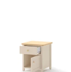 Meble Młodzieżowe|Zestawy Mebli Młodzieżowych></noscript>lenart. Mała szafka nocna 45 cm z szufladą beż piaskowy STORY
