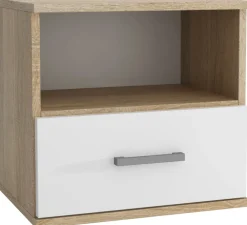 Szafki Nocne>Meblohand Mała szafka nocna do sypialni 48 cm z szufladą GRETA