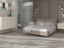 Szafki Rtv></noscript>Lempert Mała szafka RTV pod telewizor do salonu 120 cm TOKEN beż piaskowy