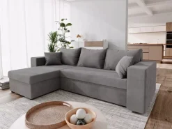 Meble Dla Dzieci|Narożniki></noscript>NEXT COLLECTION Mała szara rogówka z funkcją spania DEMI