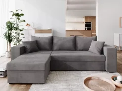 Meble Dla Dzieci|Narożniki></noscript>NEXT COLLECTION Mała szara rogówka z funkcją spania DEMI