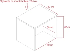 Meble Kuchenne></noscript>Stolkar Mała wyspa kuchenna 98 cm grafit