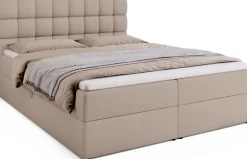 Łóżka Ze Stelażem|Łóżka Z Zagłówkiem>BROMARKT Małżeńskie łóżko kontynentalne 160x200 cm z pojemnikiem DAKOTA