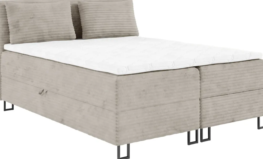 Łóżka Małżeńskie|Łóżka Ze Stelażem>BROMARKT Małżeńskie łóżko tapicerowane do sypialni 180x200 cm TESSA