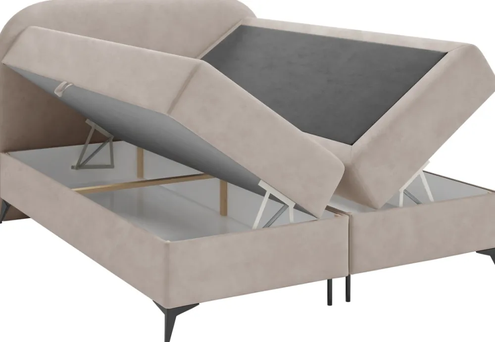 Łóżka Małżeńskie|Łóżka Ze Stelażem>BROMARKT Małżeńskie łóżko 180x200 cm kontynentalne do sypialni SERENO