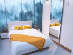 Łóżka Małżeńskie|Łóżka Z Zagłówkiem></noscript>lenart. Małżeńskie łóżko ze stelażem 180x200 cm DENTRO