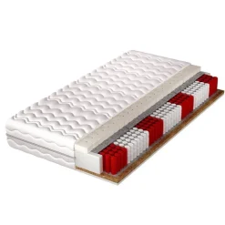 Materace Kokosowe|Materace Kieszeniowe>WOJTEX Materac kieszeniowy multipocket z kokosem i lateksem 200x200 KOLORADO