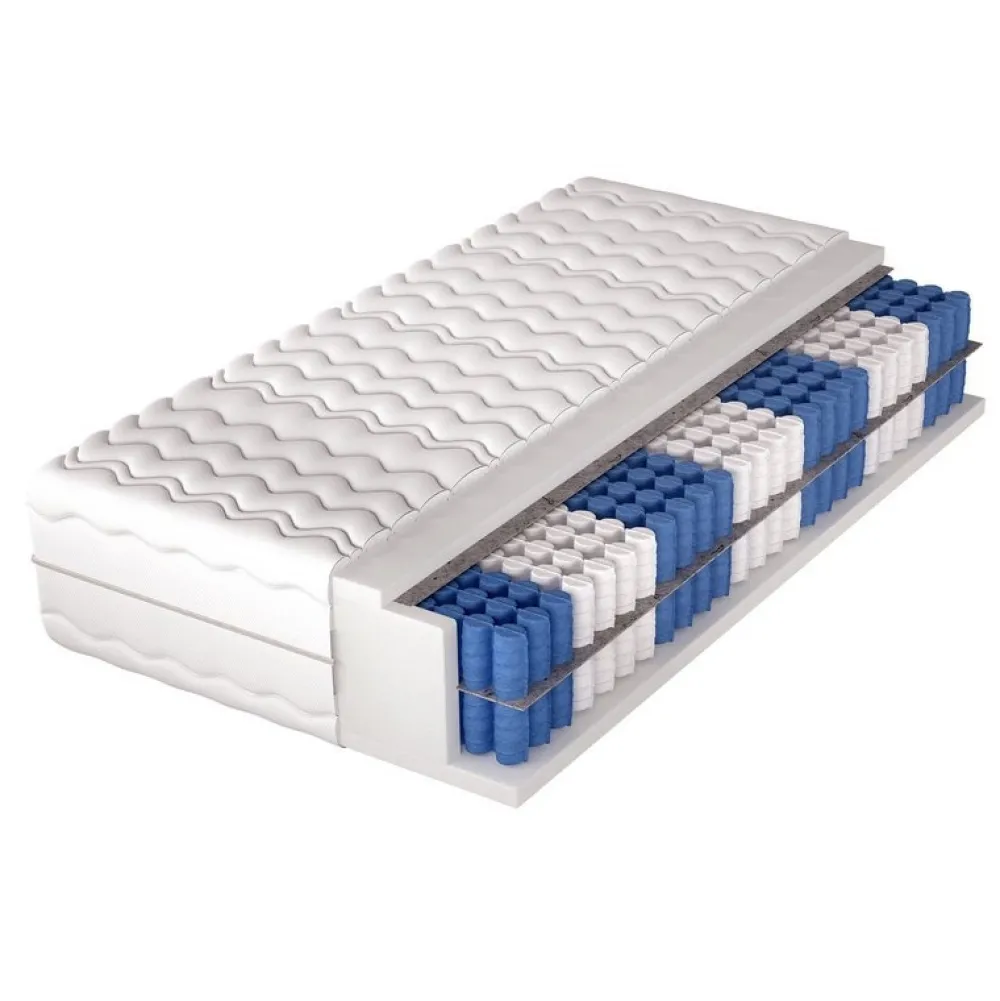 Materace Kieszeniowe|Materace>WOJTEX Materac kieszeniowy z podwójnym wkładem 200x200 MONARCH