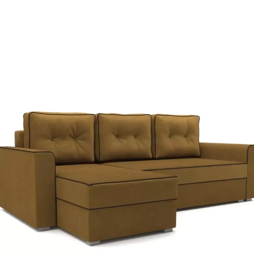 Narożniki>NEXT COLLECTION Mały narożnik do salonu z funkcją spania MONS