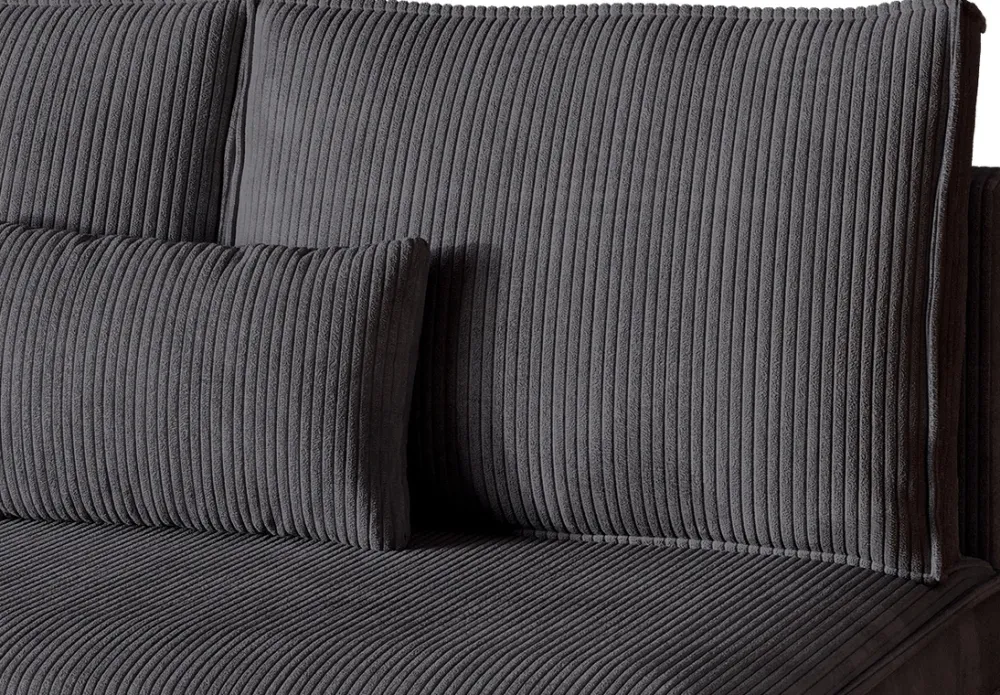 Meble Dla Dzieci|Meble Młodzieżowe>BROMARKT Mały narożnik z funkcją spania do salonu szary TOP SLIM