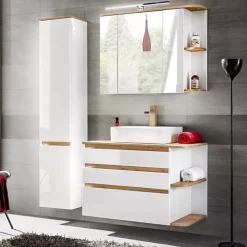 Meble Łazienkowe>COMAD Meble łazienkowe nowoczesne biały połysk PELACCI