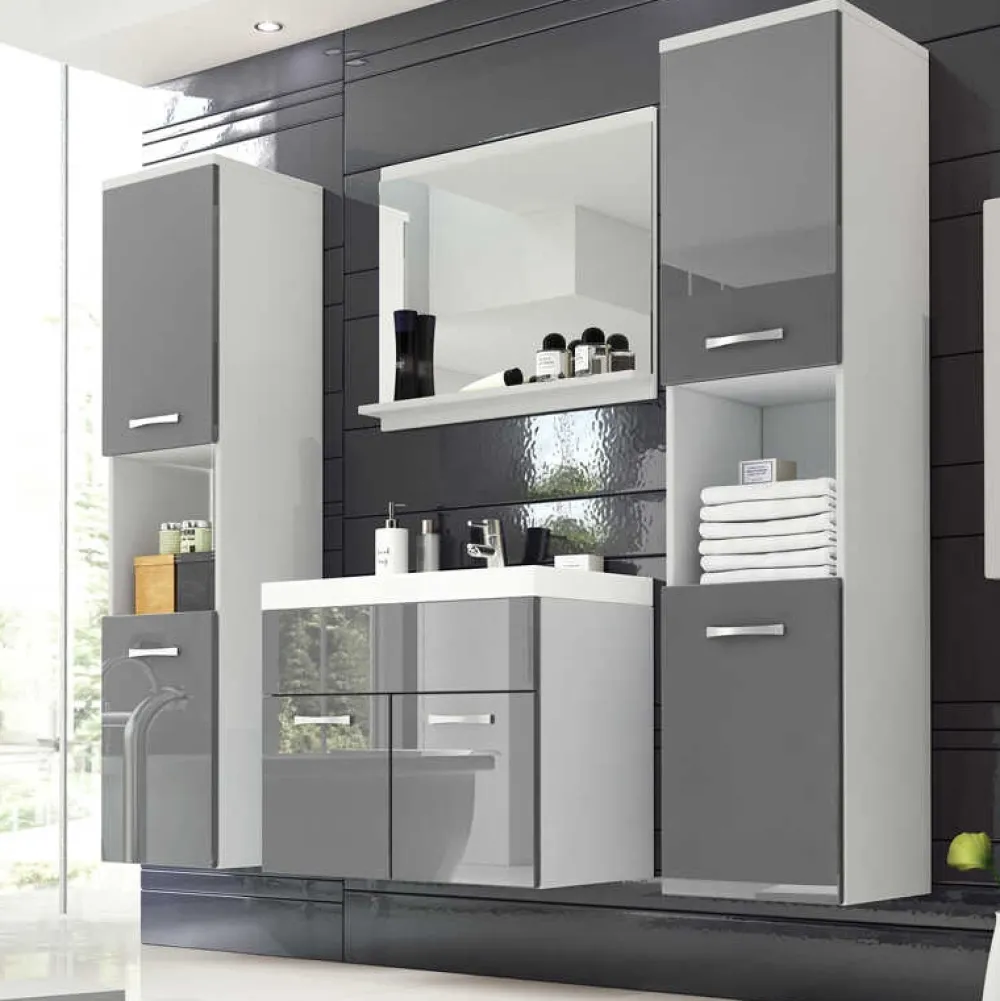 Meble Łazienkowe>BRATEX Meble łazienkowe zestaw z umywalką REAL XL