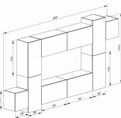 Zestawy Mebli Do Salonu|Meblościanki>BROMARKT Meble połysk PREMIUM biały