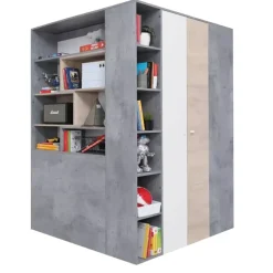 Zestawy Mebli Młodzieżowych>MEBLAR Meble do pokoju młodzieżowego garderoba łóżko SIREN