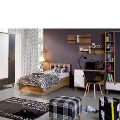 Zestawy Mebli Młodzieżowych>GiB Meble Meble do pokoju młodzieżowego w stylu skandynawskim MERKURY 8