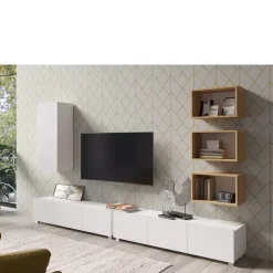 Zestawy Mebli Młodzieżowych|Meblościanki>GiB Meble Meble do salonu biały połysk MODERN 36