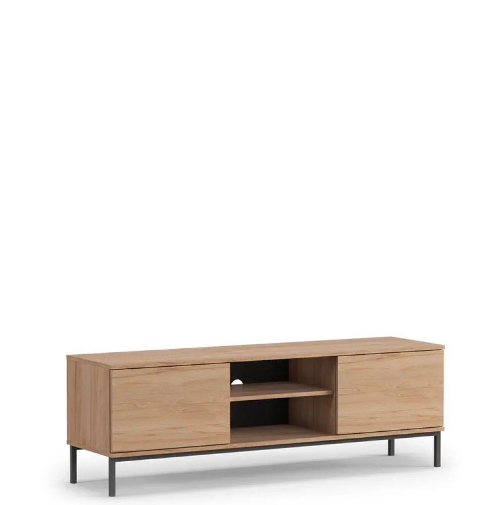 Zestawy Mebli Do Salonu>GiB Meble Meble do salonu nowoczesne QUARTE Dąb Hikora