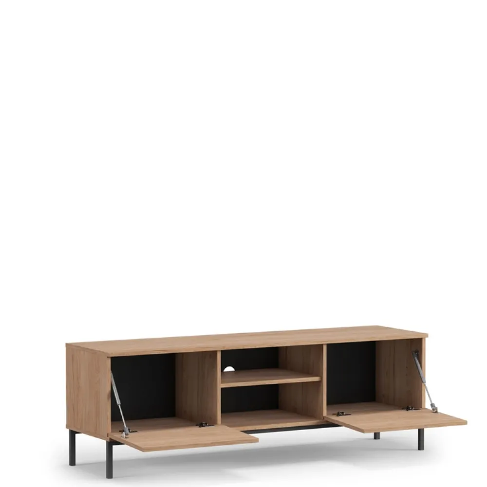 Zestawy Mebli Do Salonu>GiB Meble Meble do salonu nowoczesne QUARTE Dąb Hikora