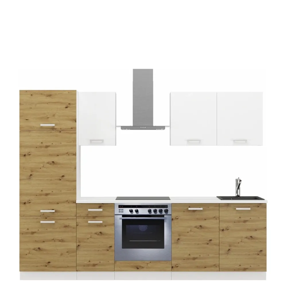 Meble Kuchenne>Lempert Meble kuchenne z zabudową pod piekarnik 260 cm TONY