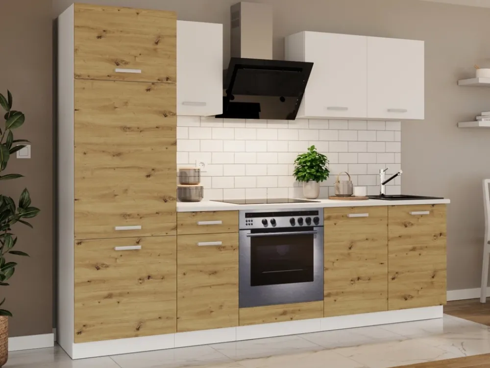 Meble Kuchenne>Lempert Meble kuchenne z zabudową pod piekarnik 260 cm TONY