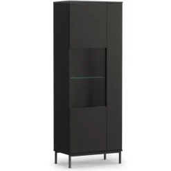 Zestawy Mebli Do Salonu>GiB Meble Meble loftowe do salonu QUARTE Czarne czarny