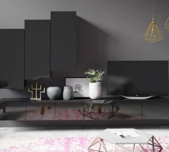 Meblościanki|Zestawy Mebli Młodzieżowych>GiB Meble Meble nowoczesne połysk MODERN 20 czarny