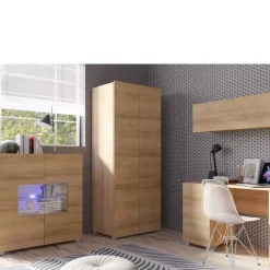 Zestawy Mebli Młodzieżowych>GiB Meble Meble systemowe MODERN 14 dąb złoty