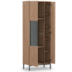 Zestawy Mebli Do Salonu></noscript>GiB Meble Meble w stylu loft QUARTE Dąb Hikora