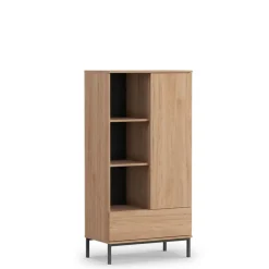 Zestawy Mebli Do Salonu></noscript>GiB Meble Meble w stylu loft QUARTE Dąb Hikora