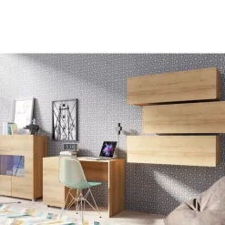 Zestawy Mebli Młodzieżowych>GiB Meble Meble z biurkiem MODERN 15 dąb złoty