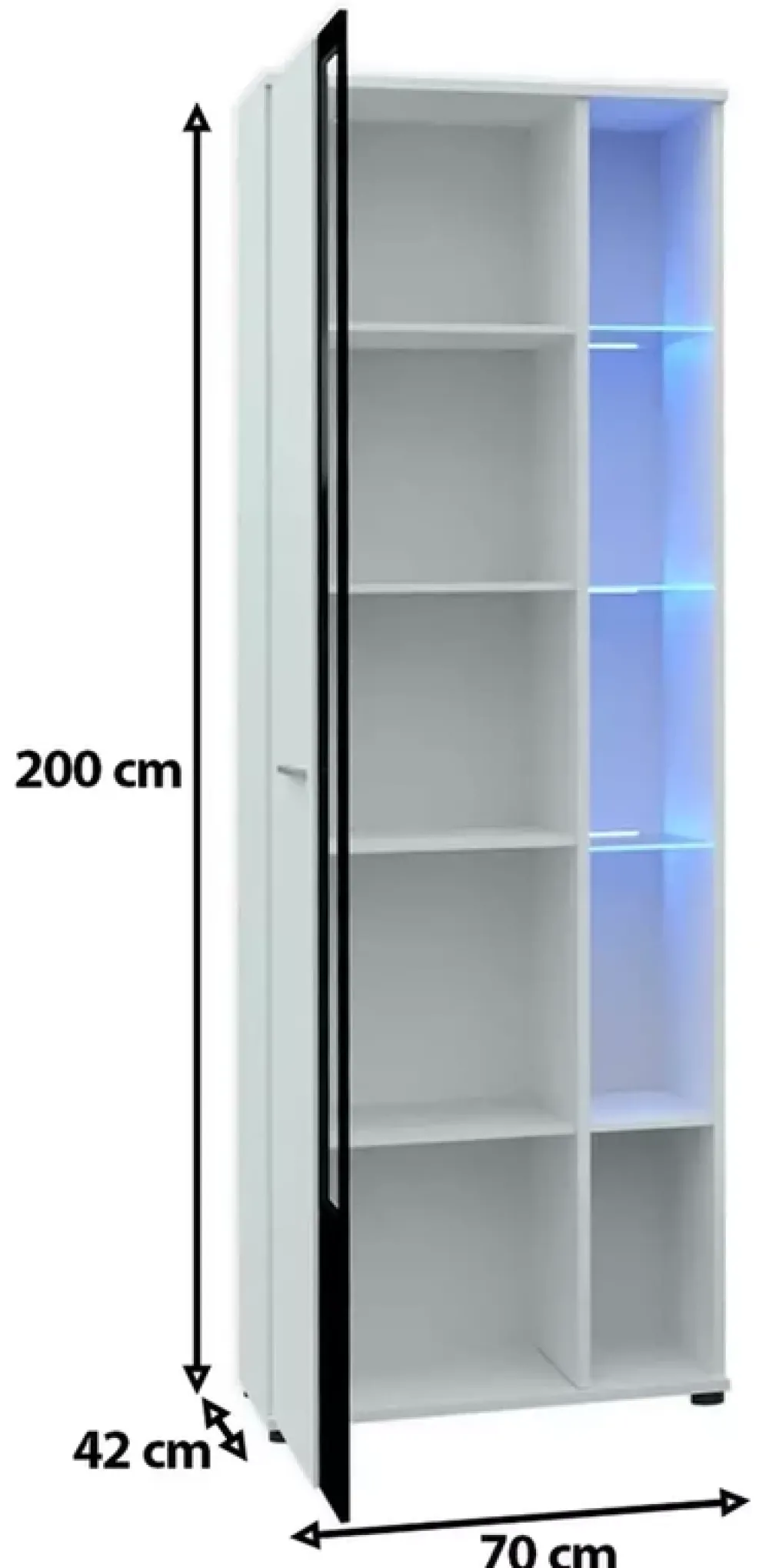 Meblościanki>Meblohand Meblościanka CUBE XL biały połysk