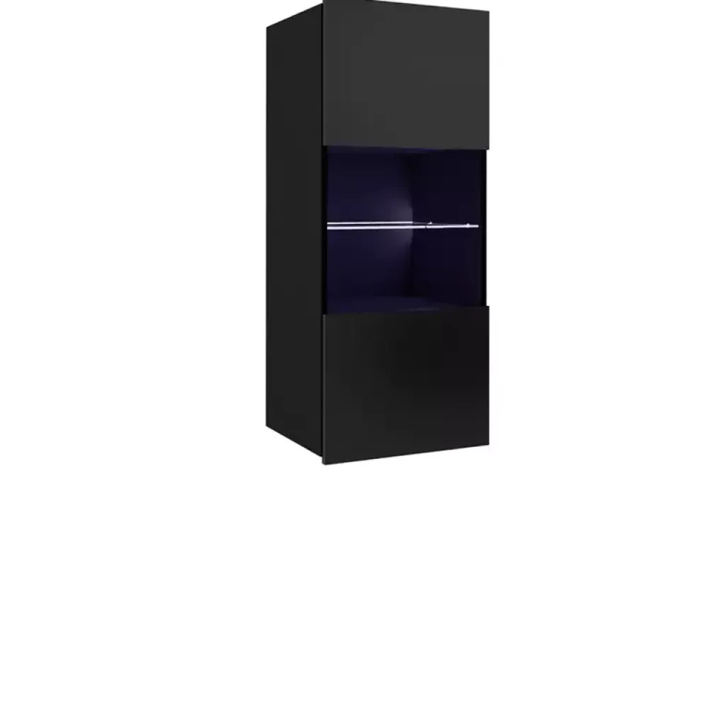 Zestawy Mebli Młodzieżowych|Meblościanki>GiB Meble Meblościanka połysk MODERN 10 czarny