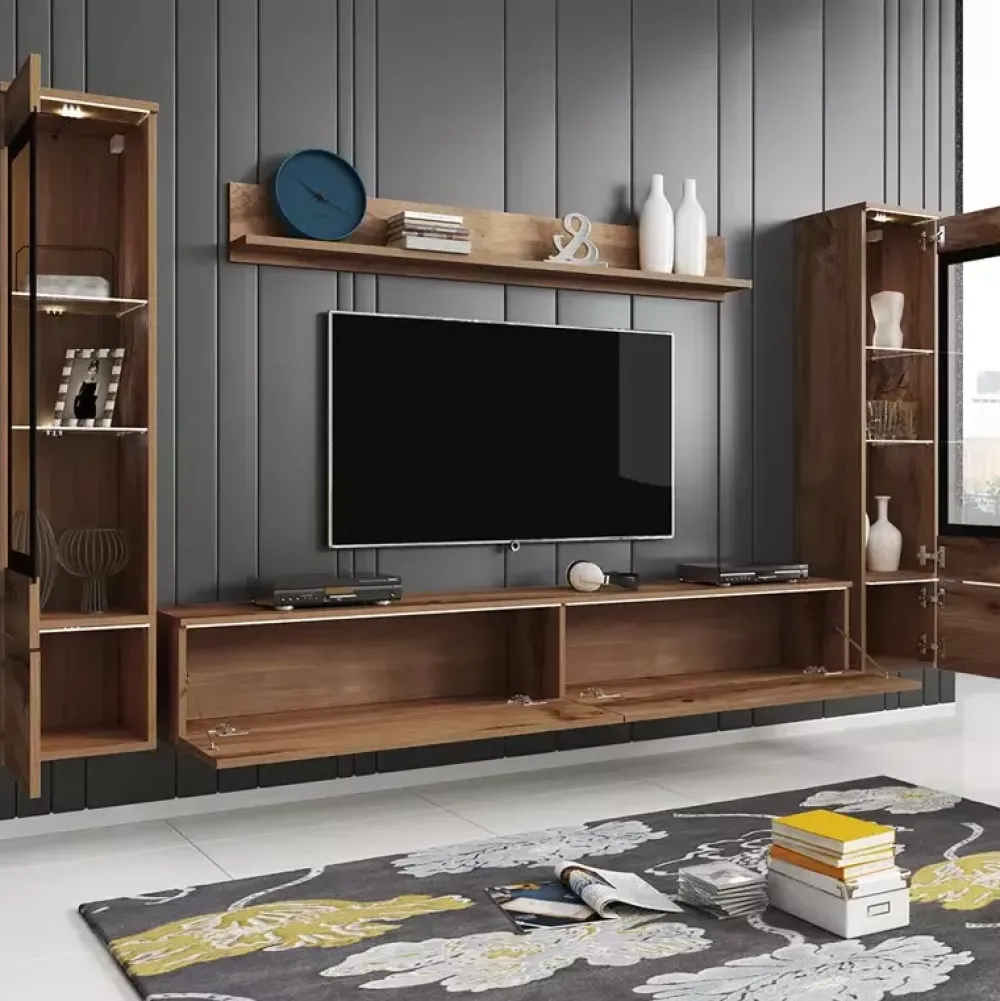 Meblościanki>BRATEX Meblościanka VELLORE XL dąb wotan