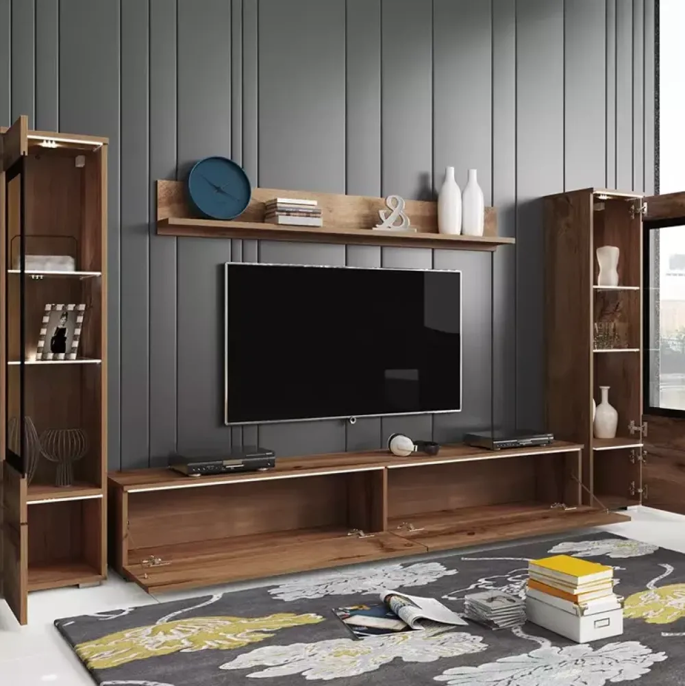 Meblościanki>BRATEX Meblościanka VELLORE XL dąb wotan