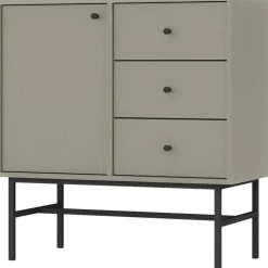 Meblościanki>Lempert Meblościanka do nowoczesnego salonu z szafką RTV TOKEN eukaliptus