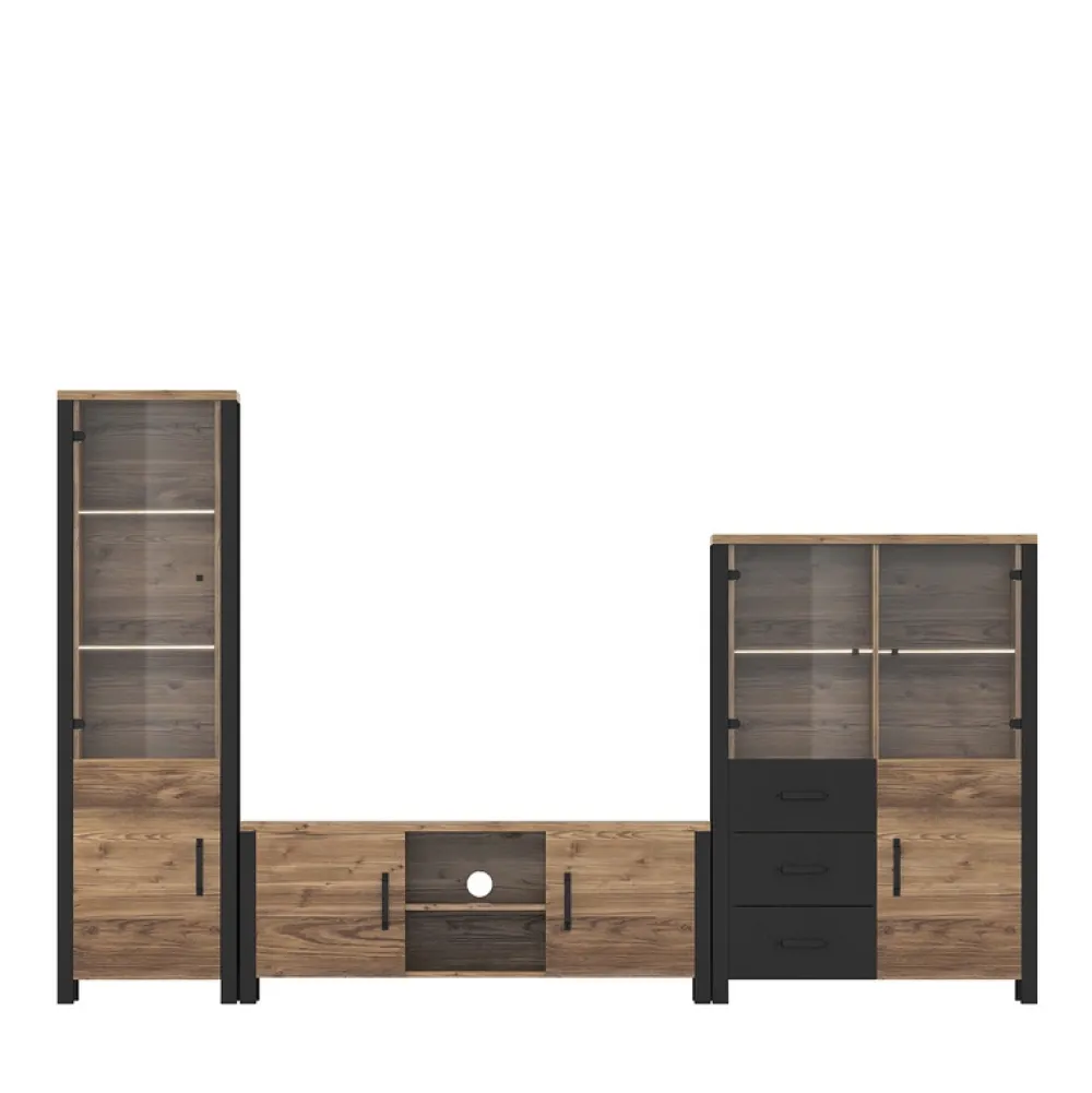 Meblościanki>Helvetia Meblościanka do salonu LOFT ONLY