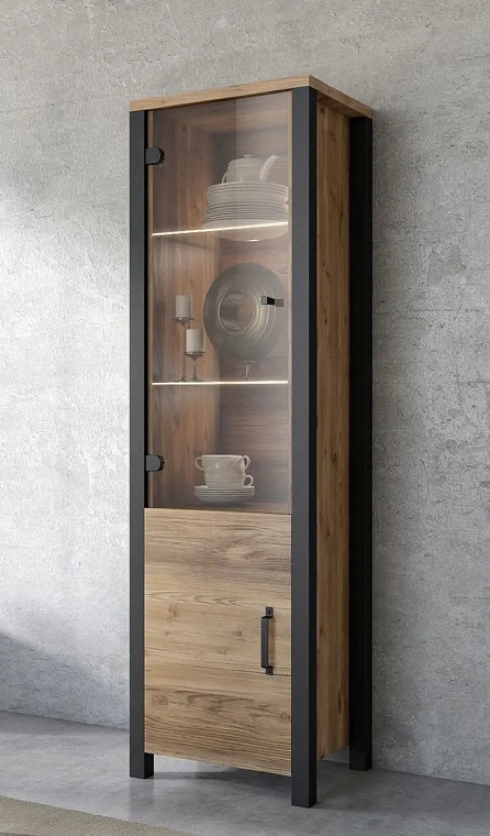 Meblościanki>Helvetia Meblościanka do salonu LOFT ONLY