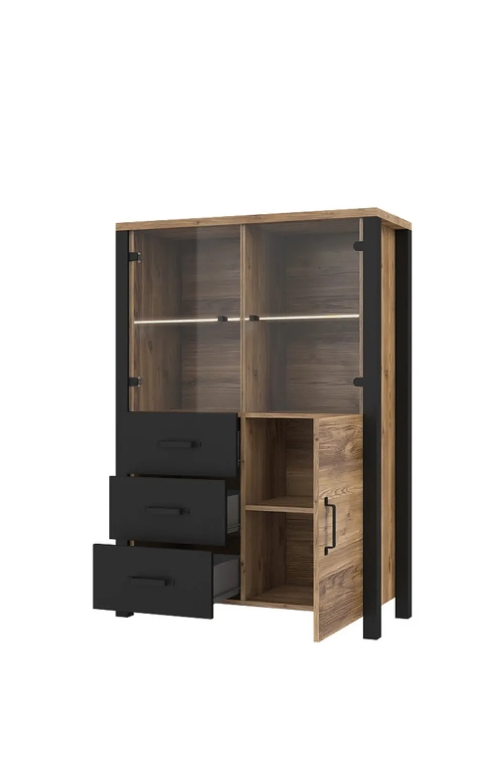 Meblościanki>Helvetia Meblościanka do salonu LOFT ONLY