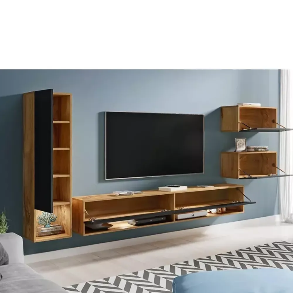 Meblościanki>BRATEX Meblościanka do salonu MADERA