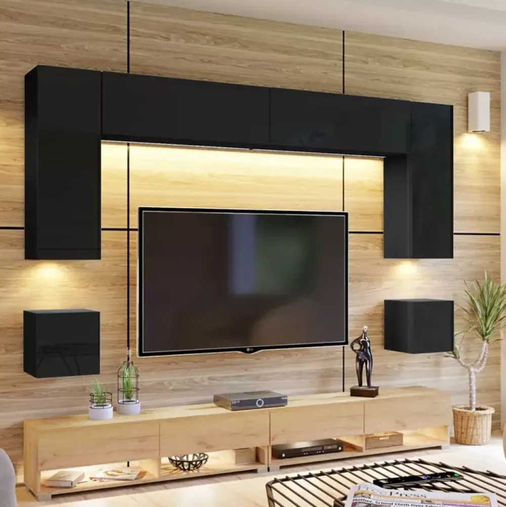 Meblościanki|Zestawy Mebli Do Salonu>BROMARKT Meblościanka do salonu PREMIUM