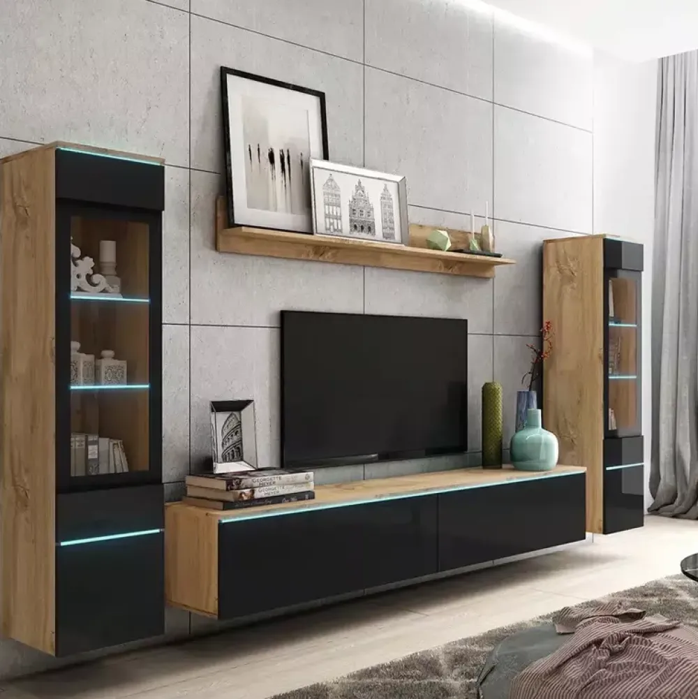 Meblościanki>BRATEX Meblościanka do salonu VELLORE XL