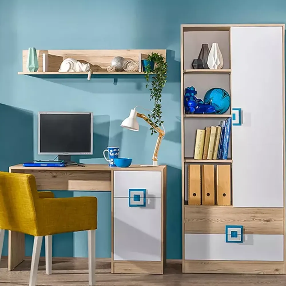 Meble Dla Dzieci|Zestawy Mebli Dziecięcych>DOMEL Meblościanka dziecięca z biurkiem NICO