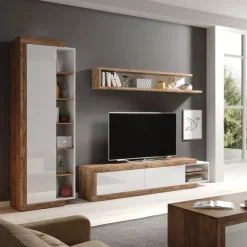 Meblościanki>Helvetia Meblościanka FRANK biały połysk